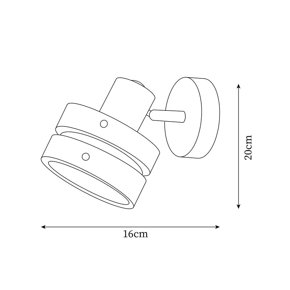 Karry Wood Wall Lamp — product view 5