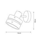 Karry Wood Wall Lamp — product view 5