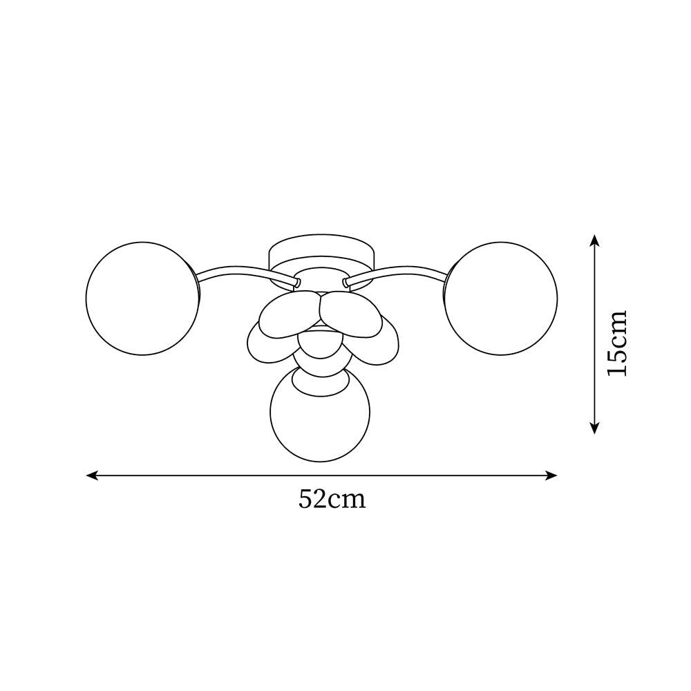 Mauricio Flowers Ceiling Light — product view 5