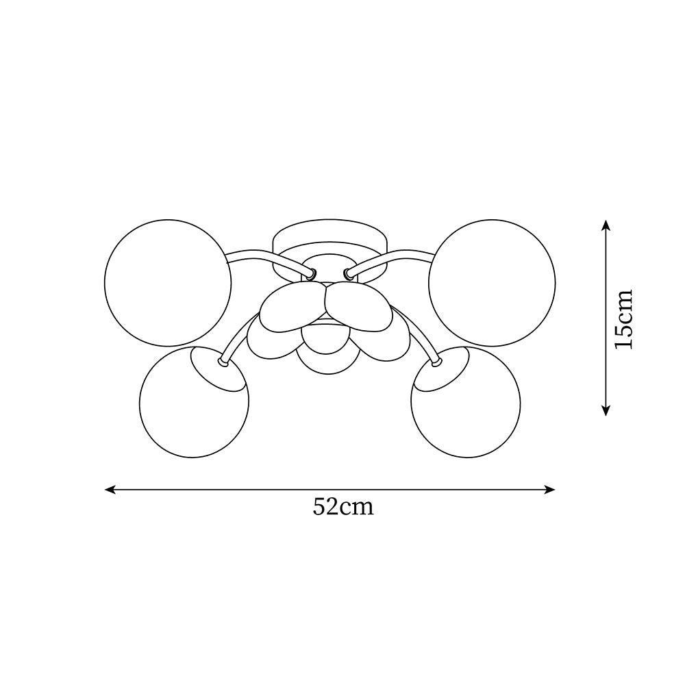 Mauricio Flowers Ceiling Light — product view 6
