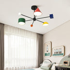 Geometric Colorful Metal Ceiling Light — product view 3