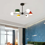 Geometric Colorful Metal Ceiling Light — product view 4