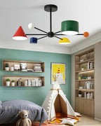 Geometric Colorful Metal Ceiling Light — product view 12