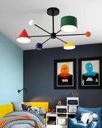 Geometric Colorful Metal Ceiling Light — product view 13