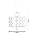 Dottie Lattice Metal Pendant Lamp — product view 5