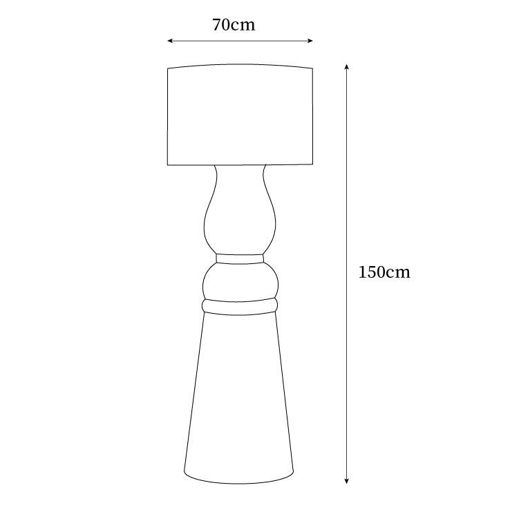 Isobel Resin Floor Lamp — product view 60