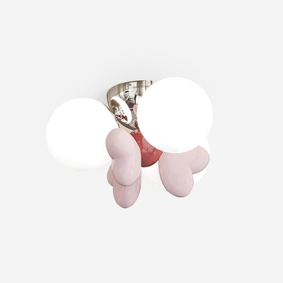 Cream Nica Glass Ceiling Light — product view 1