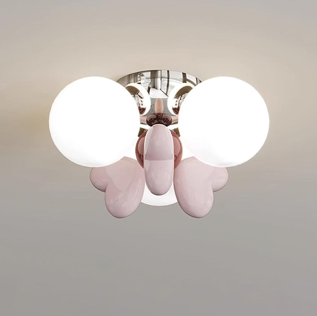 Cream Nica Glass Ceiling Light — product view 2