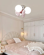 Cream Nica Glass Ceiling Light — product view 3