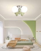 Cream Nica Glass Ceiling Light — product view 4