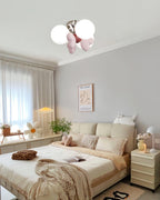 Cream Nica Glass Ceiling Light — product view 7