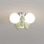 Cream Nica Glass Ceiling Light — product view 13