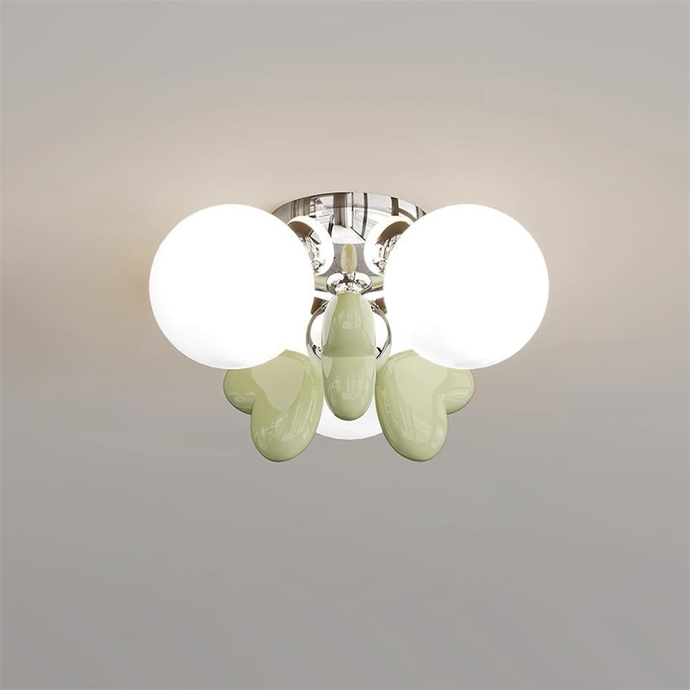 Cream Nica Glass Ceiling Light — product view 13