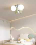 Cream Nica Glass Ceiling Light — product view 15
