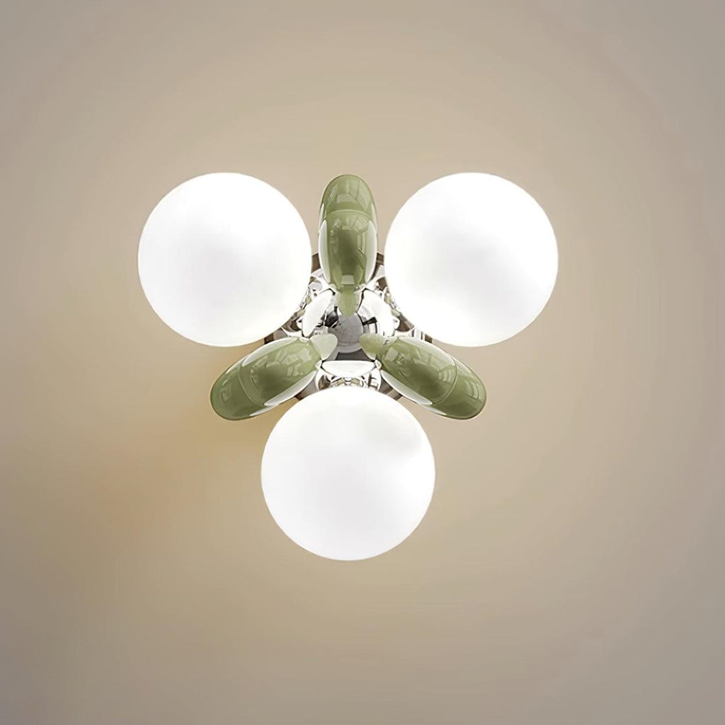 Cream Nica Glass Ceiling Light — product view 17
