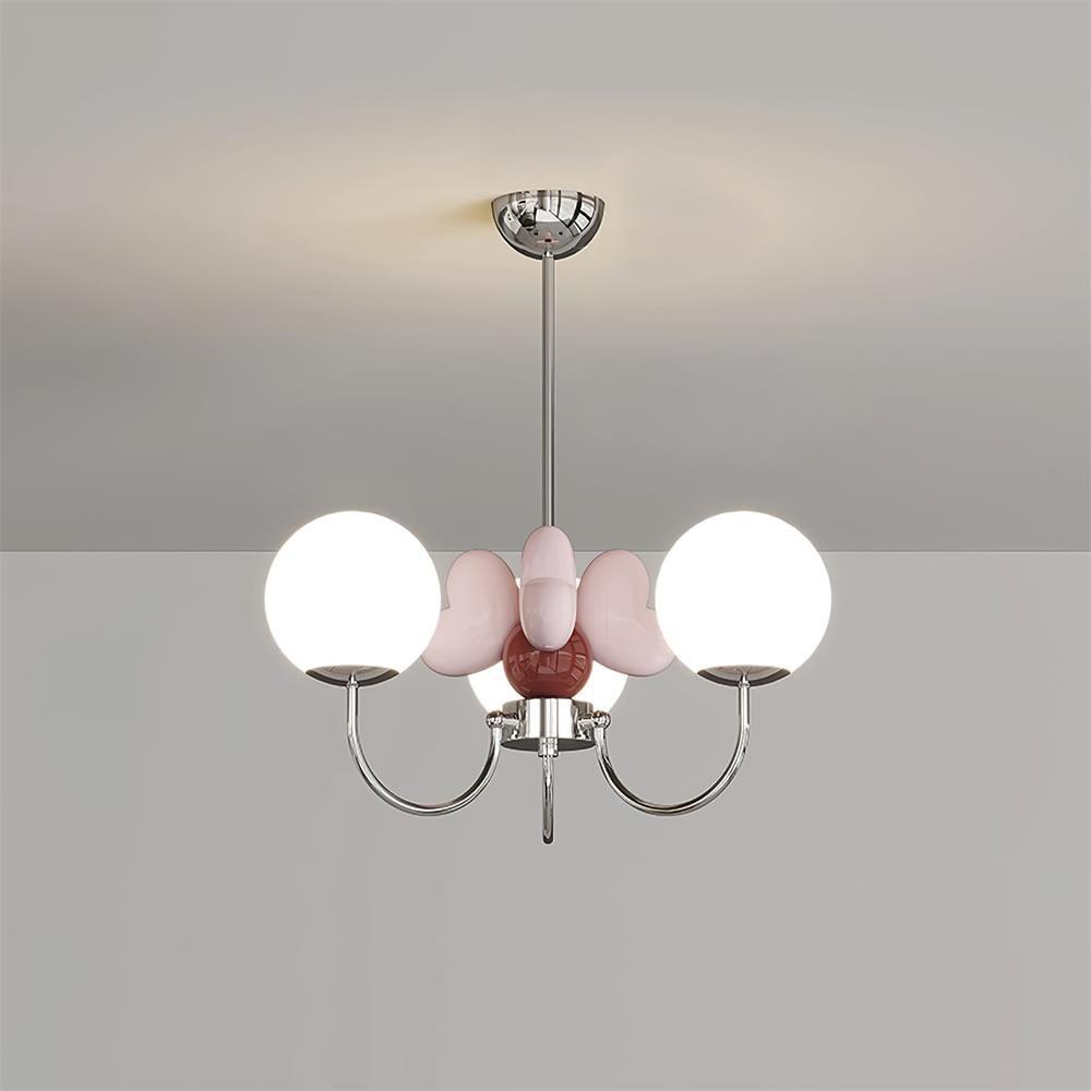Cream Nica Glass Chandelier — product view 6