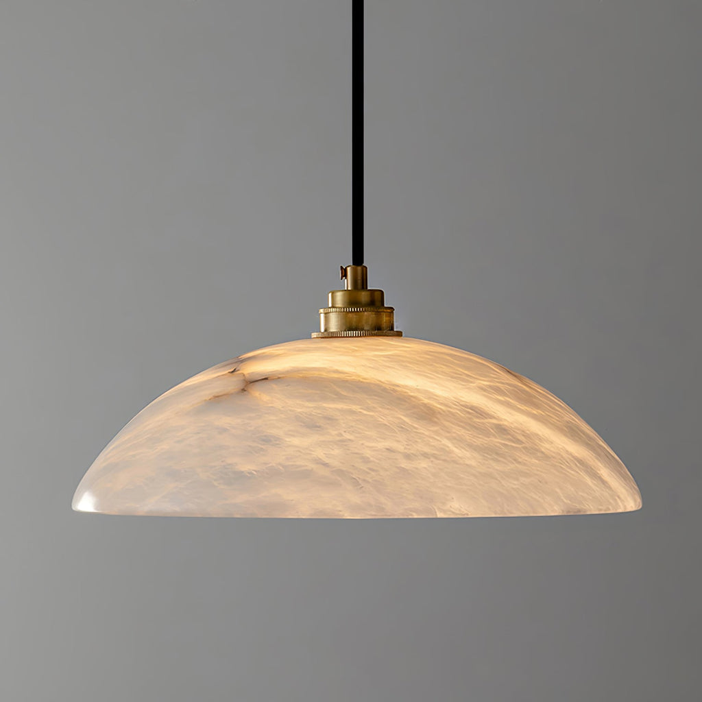 Alabaster Dome Swag Alabaster Pendant Lamp – product view 8
