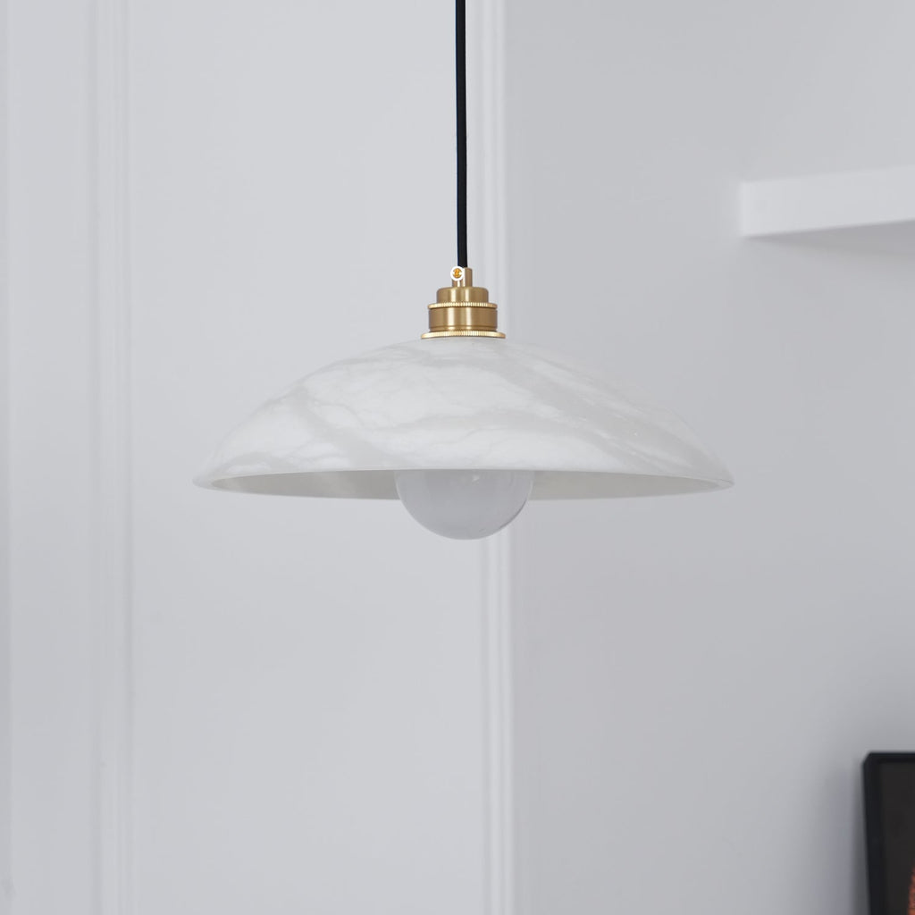 Alabaster Dome Swag Alabaster Pendant Lamp – product view 17