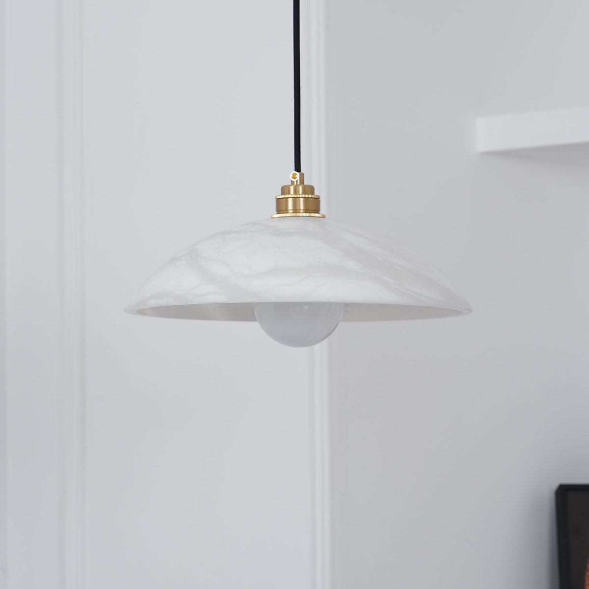 Alabaster Dome Swag Alabaster Pendant Lamp – product view 17