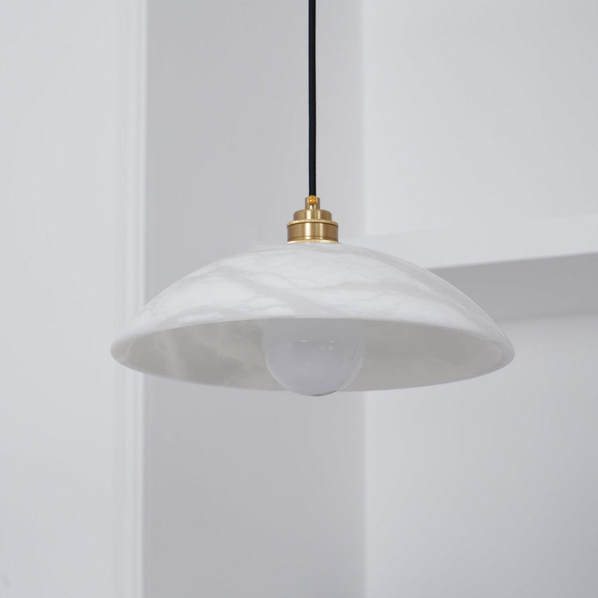 Alabaster Dome Swag Alabaster Pendant Lamp – product view 18
