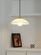 Alabaster Dome Swag Alabaster Pendant Lamp – product view 19