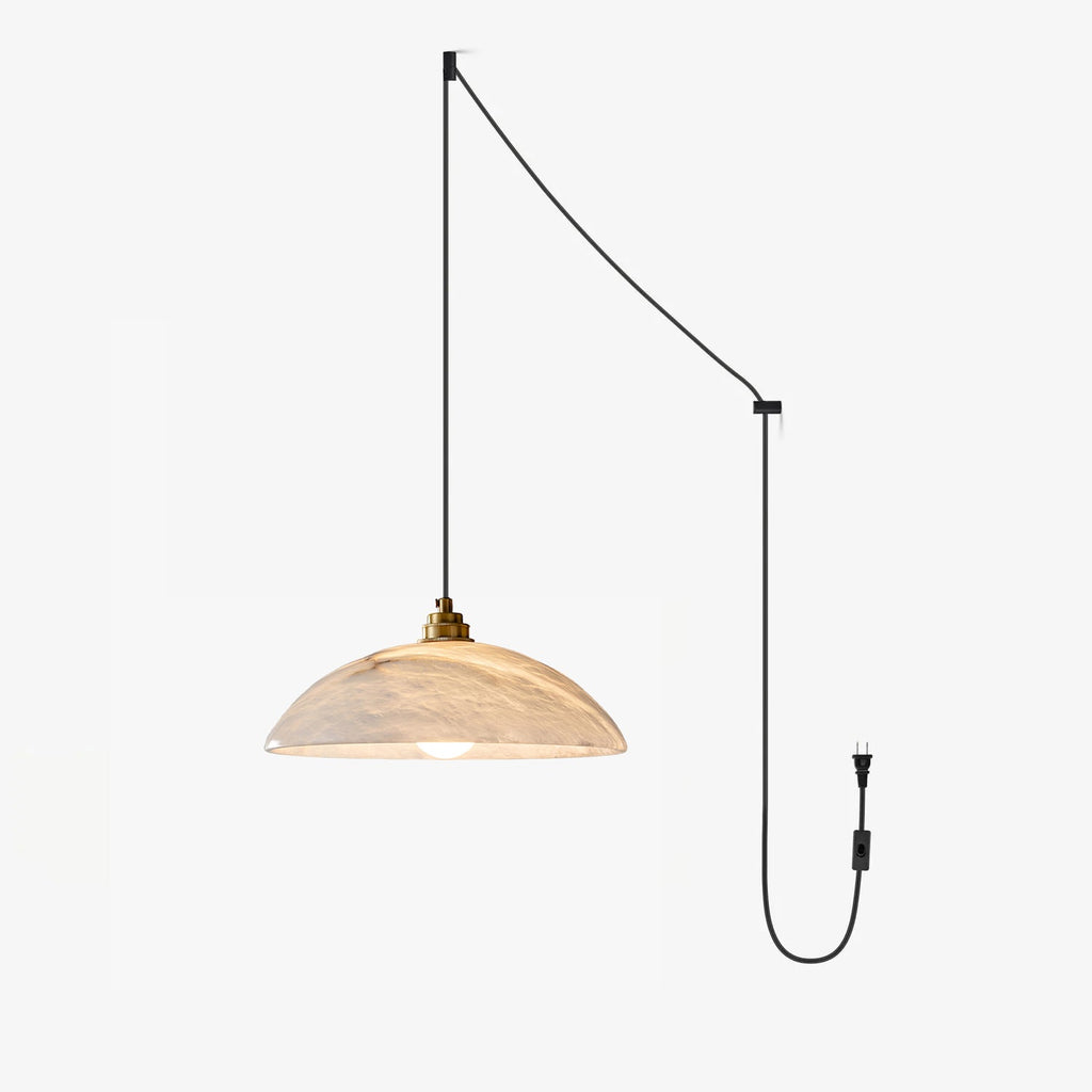 Alabaster Dome Swag Alabaster Pendant Lamp – product view 22