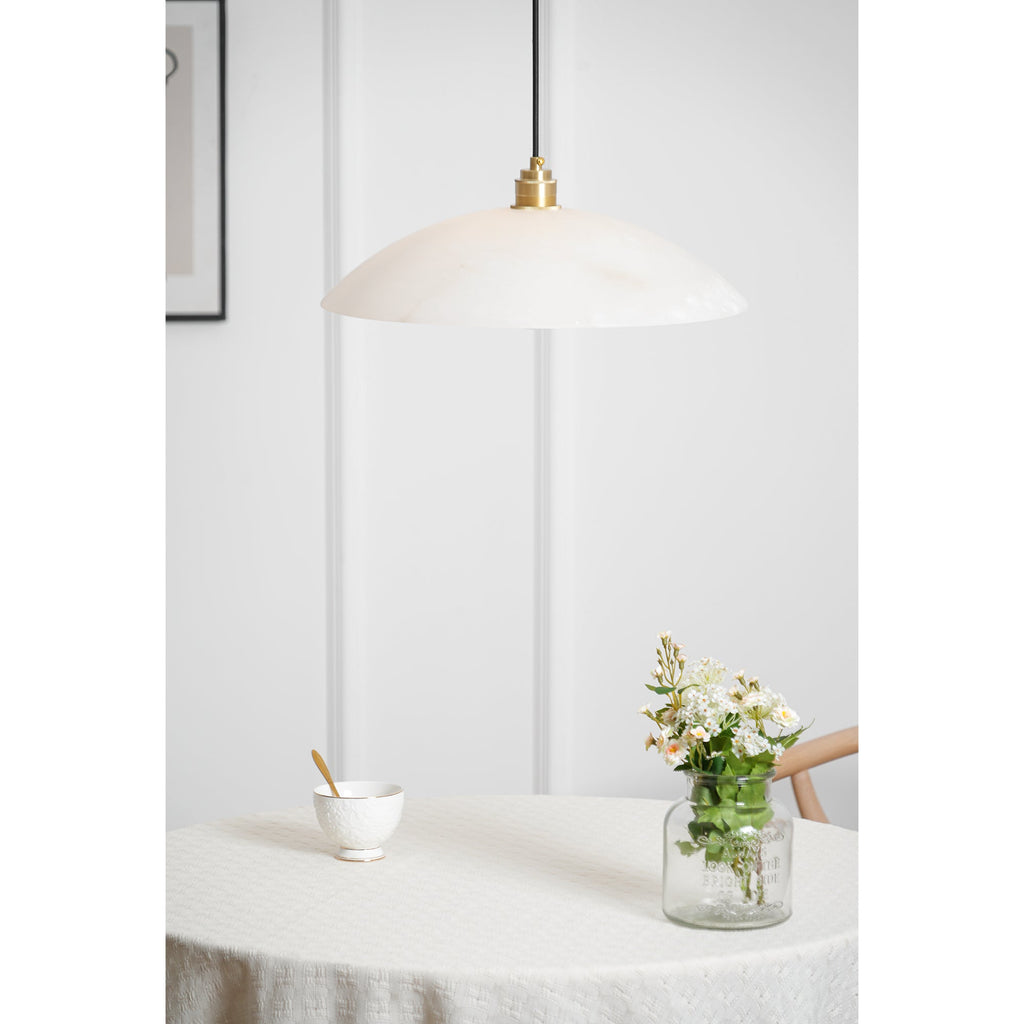 Alabaster Dome Swag Alabaster Pendant Lamp – product view 24