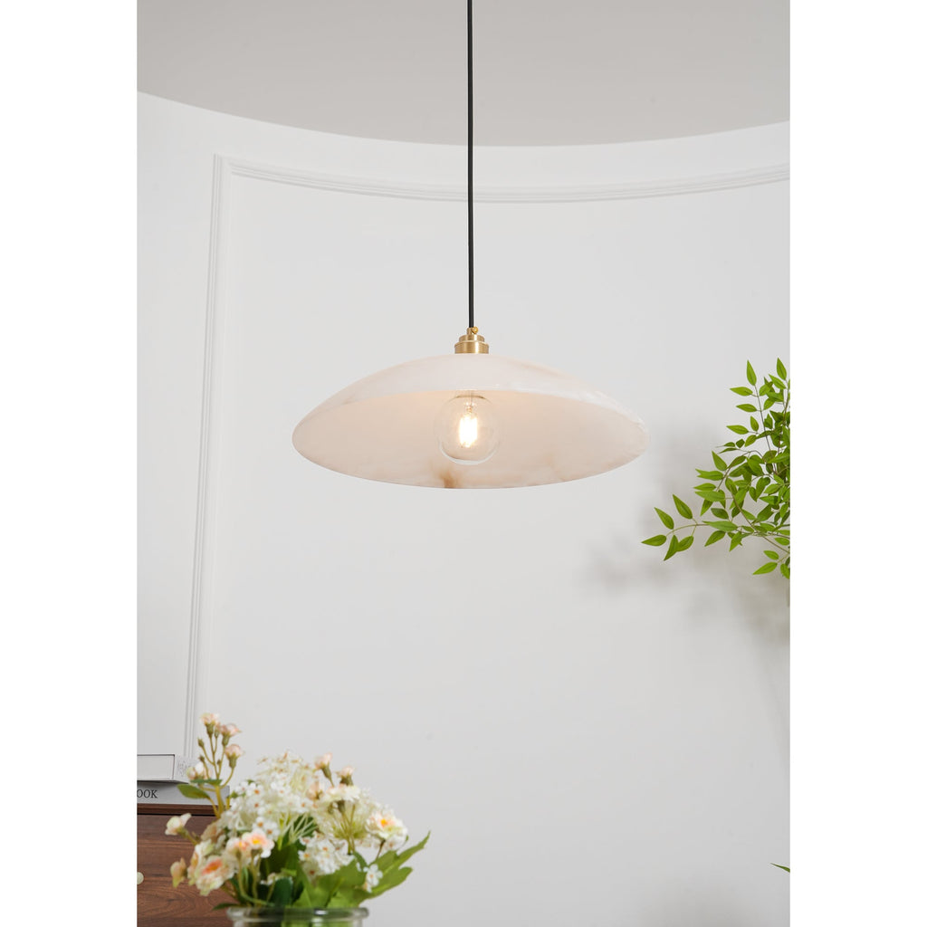 Alabaster Dome Swag Alabaster Pendant Lamp – product view 25