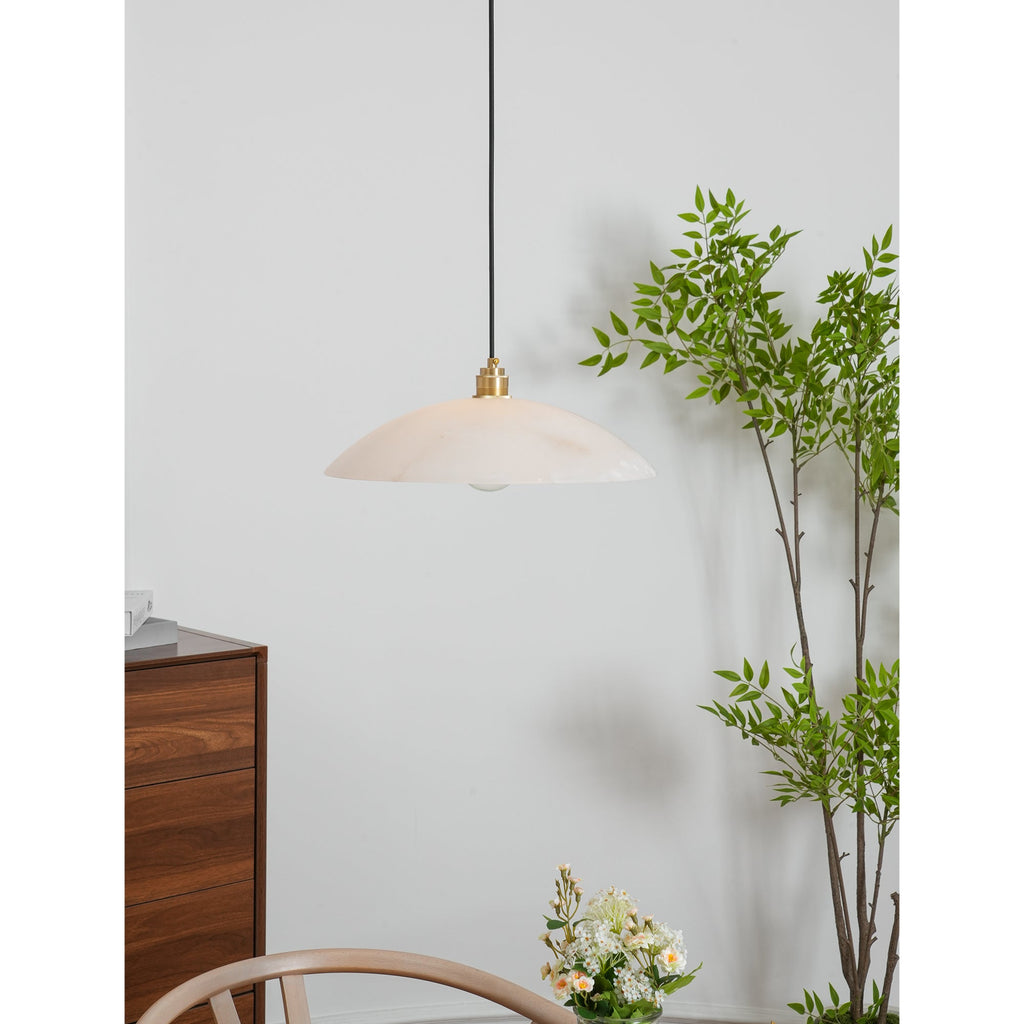 Alabaster Dome Swag Alabaster Pendant Lamp – product view 26