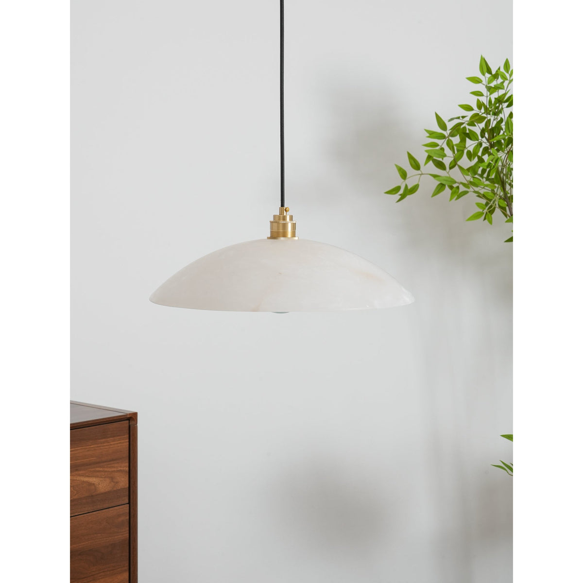 Alabaster Dome Swag Alabaster Pendant Lamp – product view 30