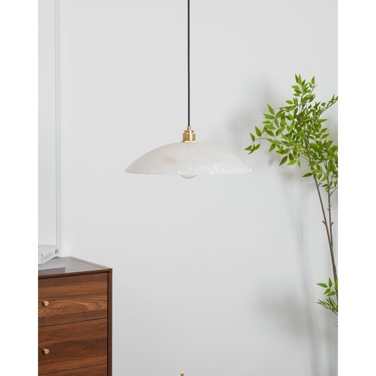 Alabaster Dome Swag Alabaster Pendant Lamp – product view 32