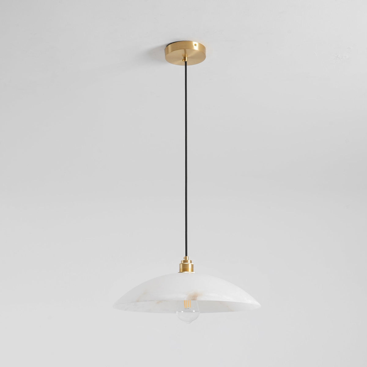 Alabaster Dome Swag Alabaster Pendant Lamp – product view 36