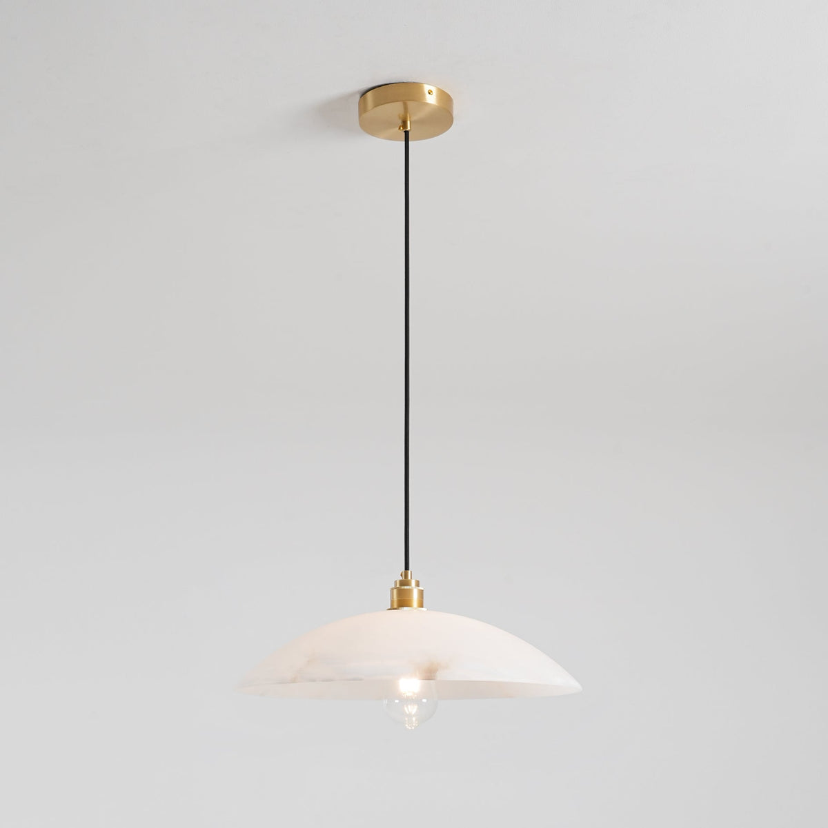Alabaster Dome Swag Alabaster Pendant Lamp – product view 37