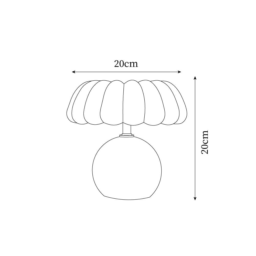 Willy Mushroom Metal Table Lamp — product view 5