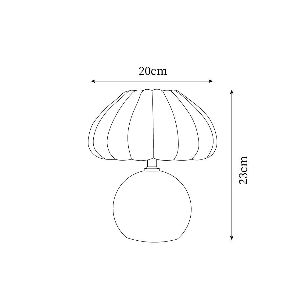 Willy Mushroom Metal Table Lamp — product view 6