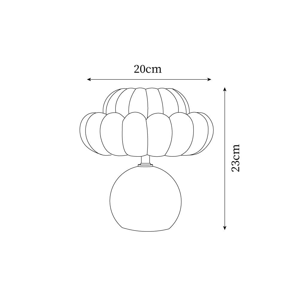 Willy Mushroom Metal Table Lamp — product view 8