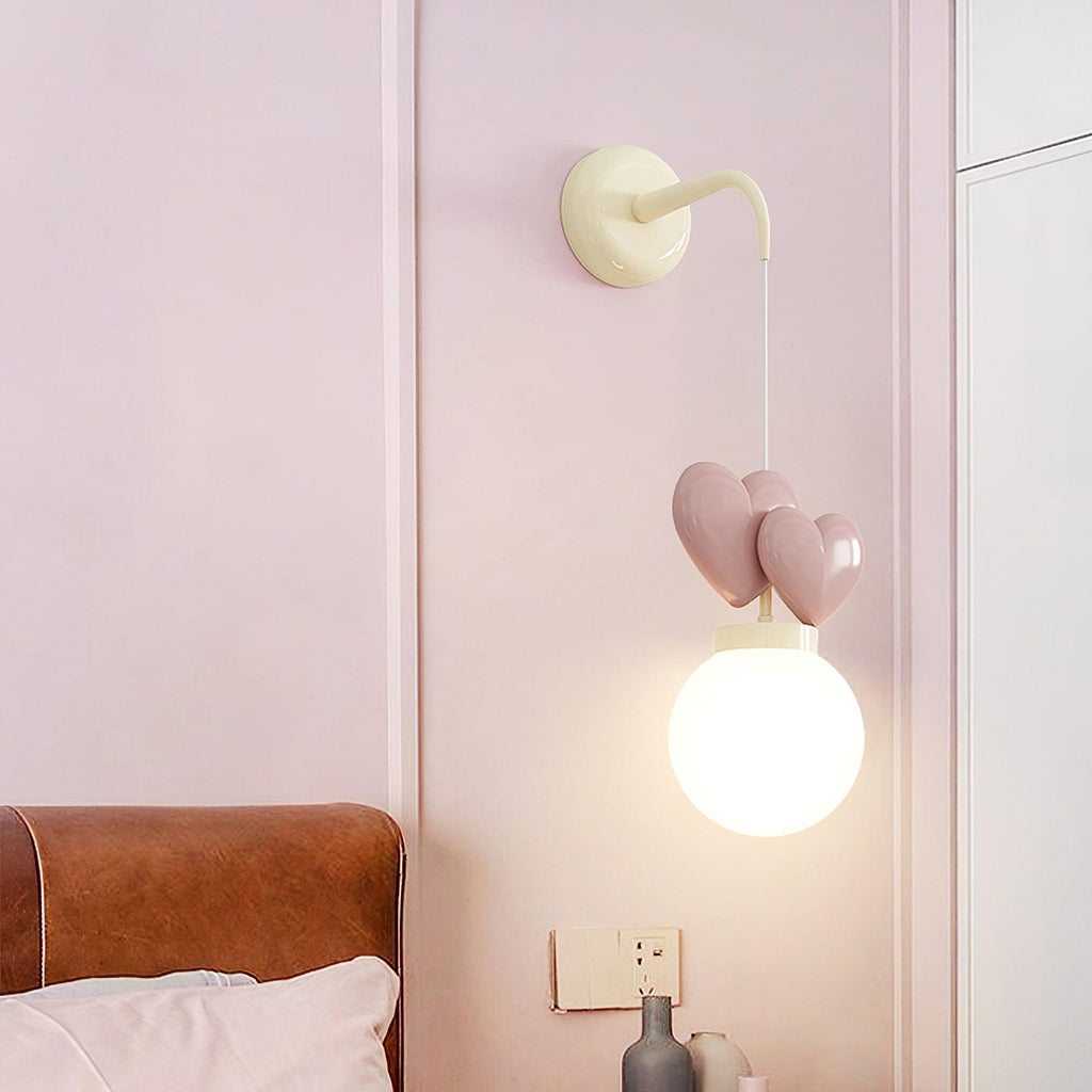 Pokoch Love Glass Wall Lamp — product view 4