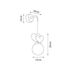 Pokoch Love Glass Wall Lamp — product view 5