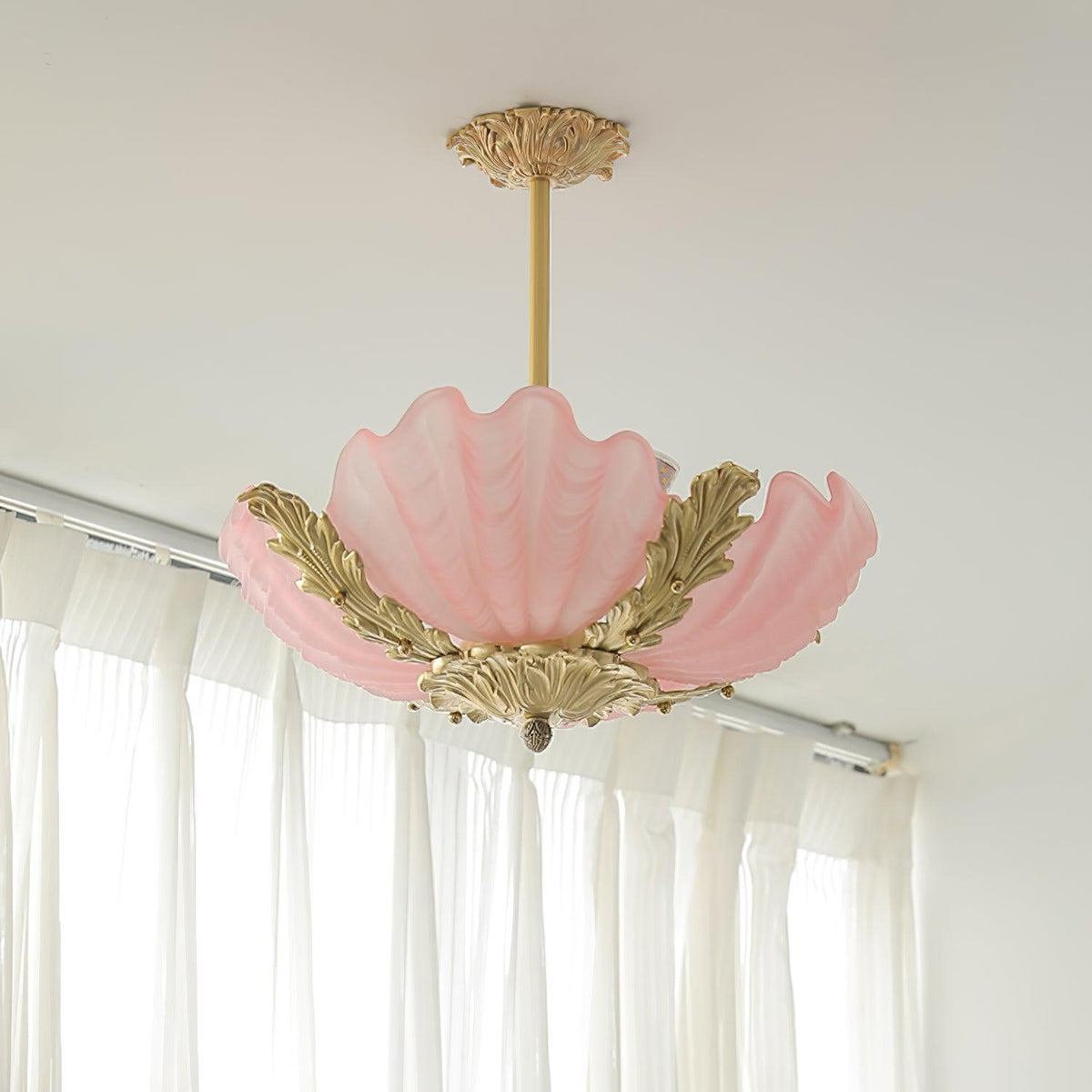 Murano Shell Glass Pendant Lamp — product view 2