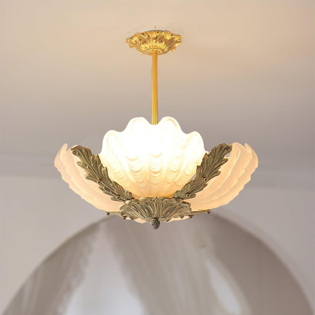 Murano Shell Glass Pendant Lamp — product view 3