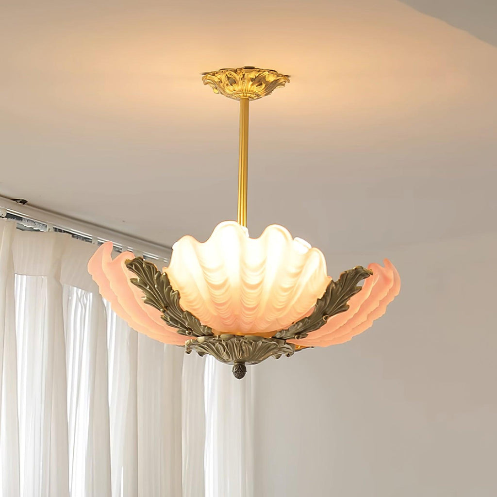 Murano Shell Glass Pendant Lamp — product view 9