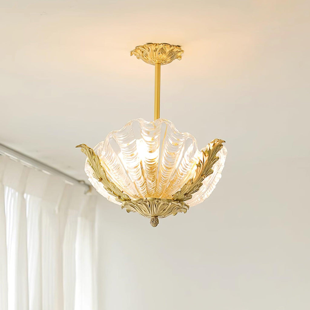 Murano Shell Glass Pendant Lamp — product view 11