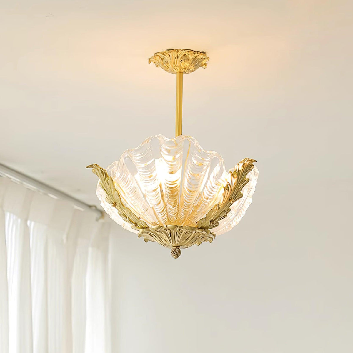 Murano Shell Glass Pendant Lamp — product view 11
