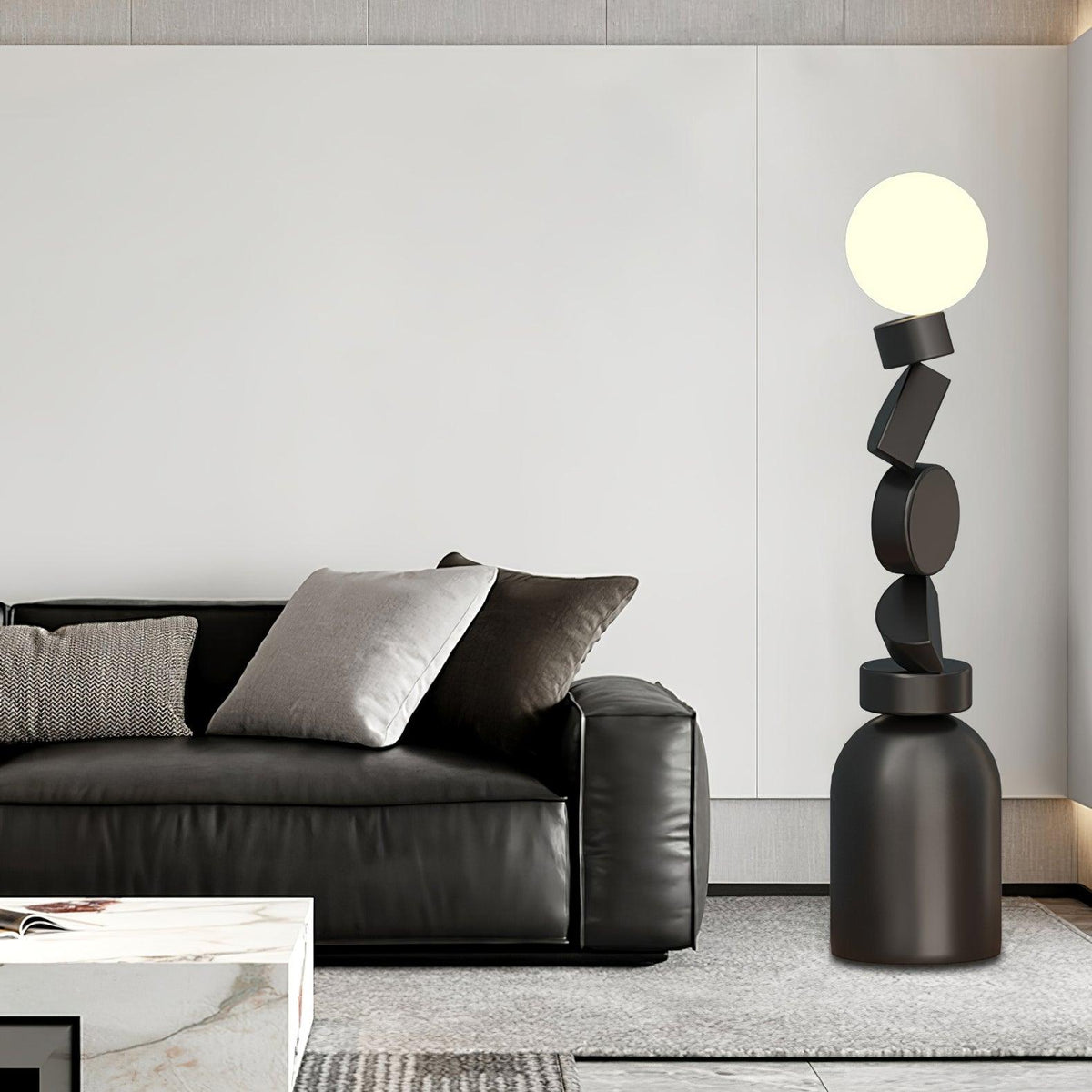 Modern Cubu Metal Floor Lamp — product view 3