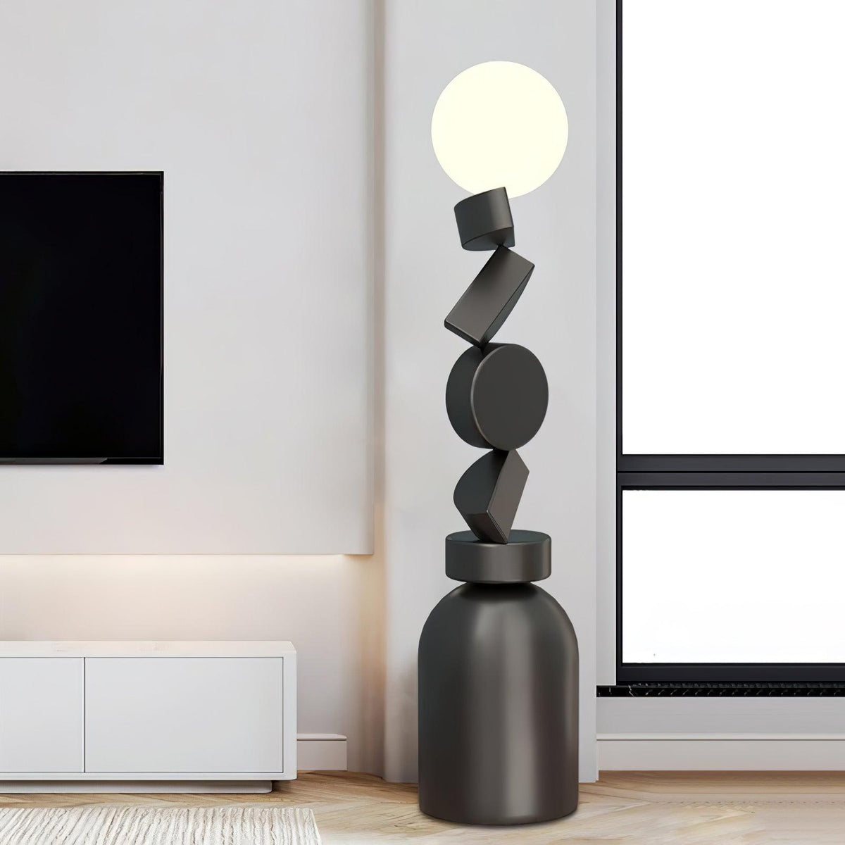 Modern Cubu Metal Floor Lamp — product view 6