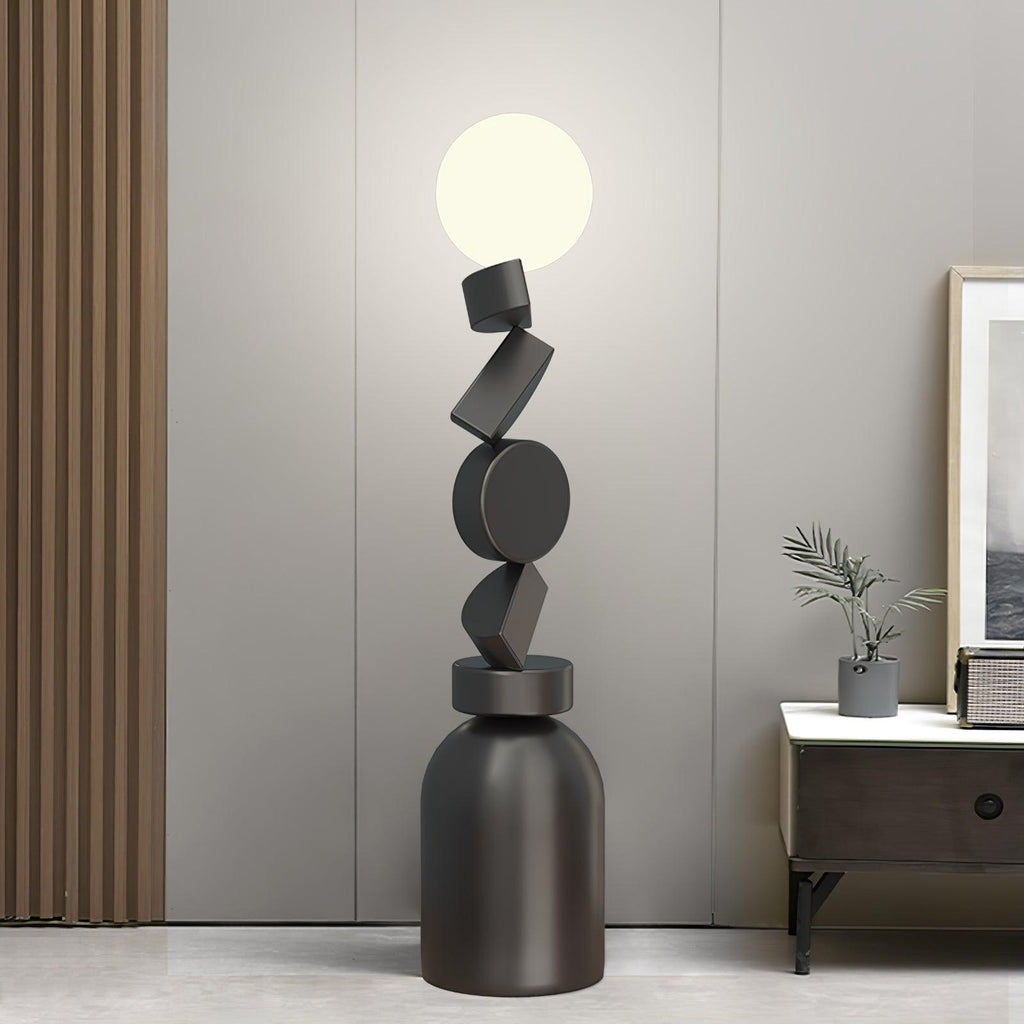 Modern Cubu Metal Floor Lamp — product view 7