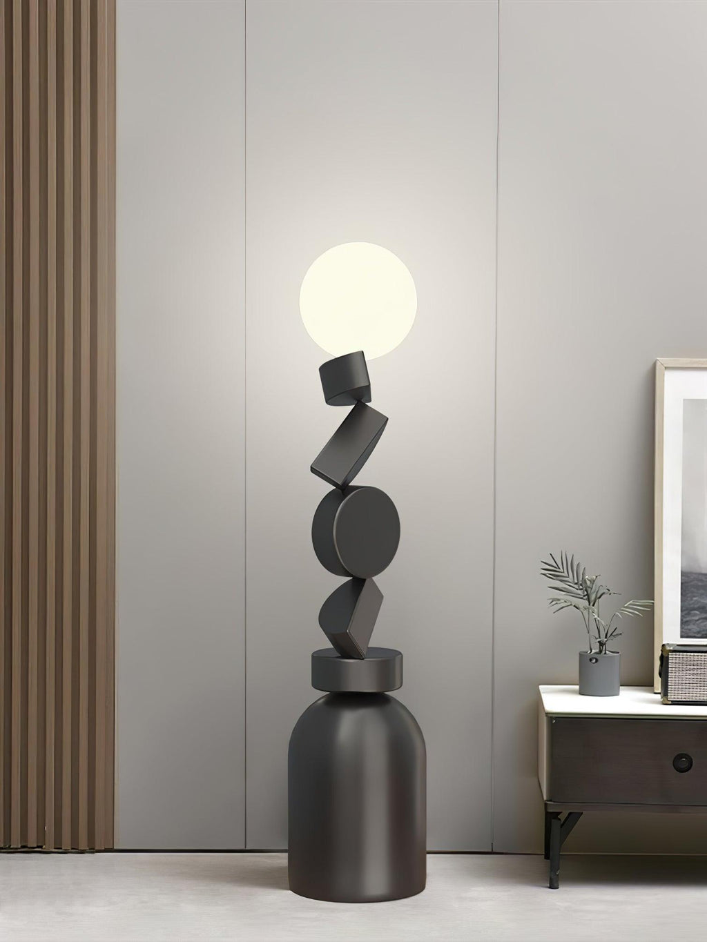 Modern Cubu Metal Floor Lamp — product view 8