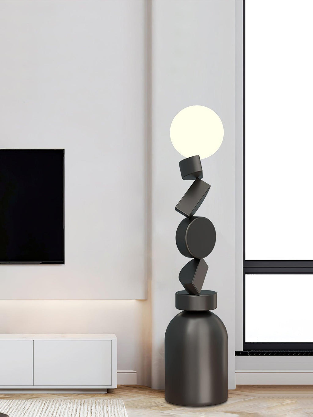 Modern Cubu Metal Floor Lamp — product view 9