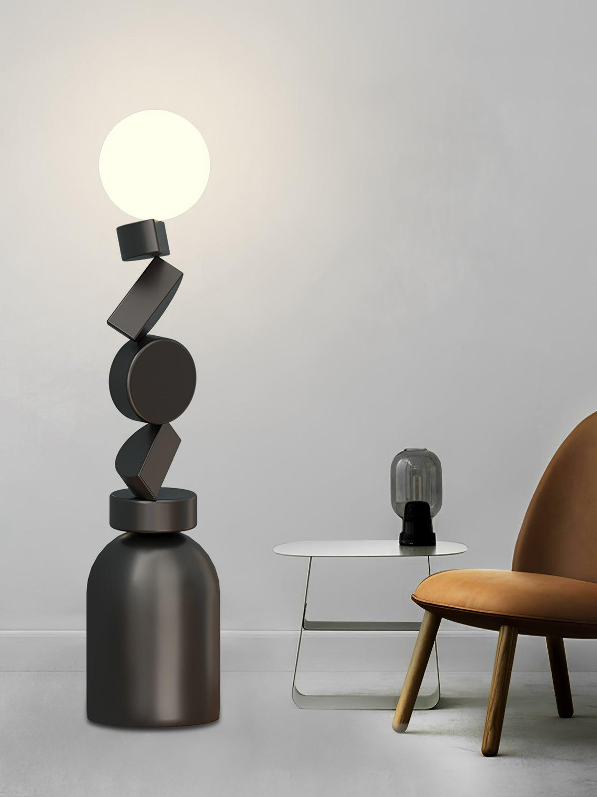 Modern Cubu Metal Floor Lamp — product view 10