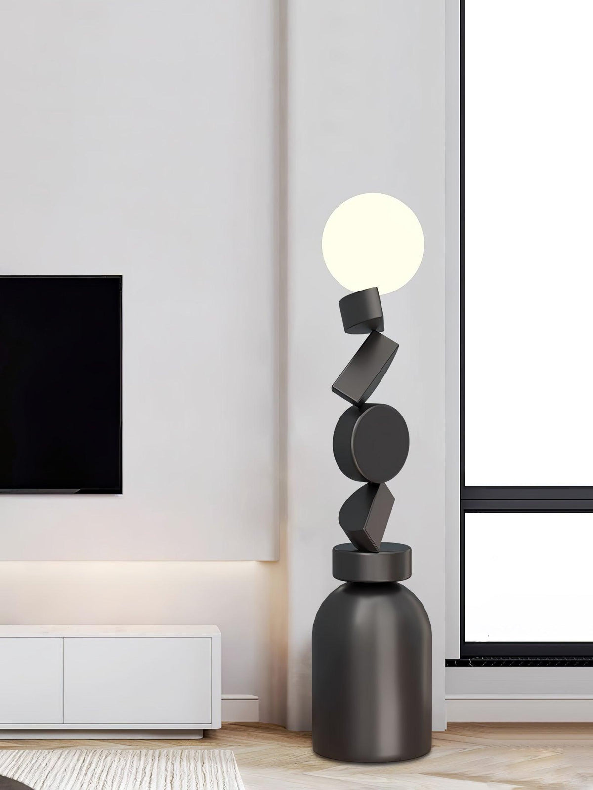 Modern Cubu Metal Floor Lamp — product view 16